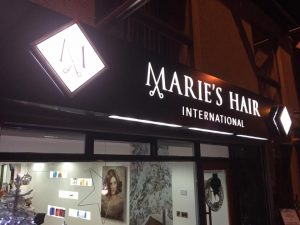 MARIES HAIR SIGNAGE